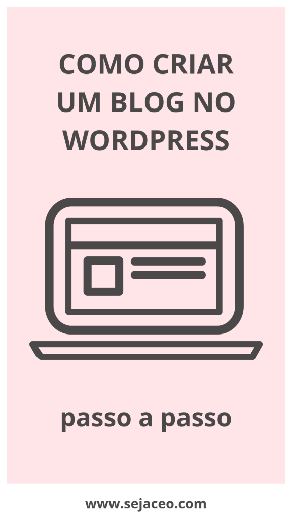 Como criar um blog no wordpress