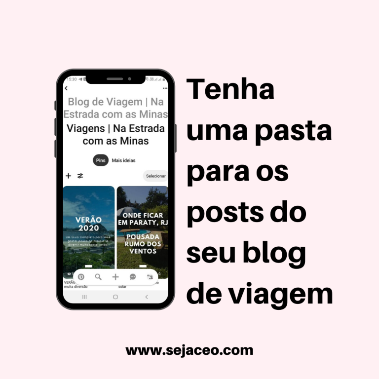 Aumente os acessos do seu blog de viagem com o Pinterest