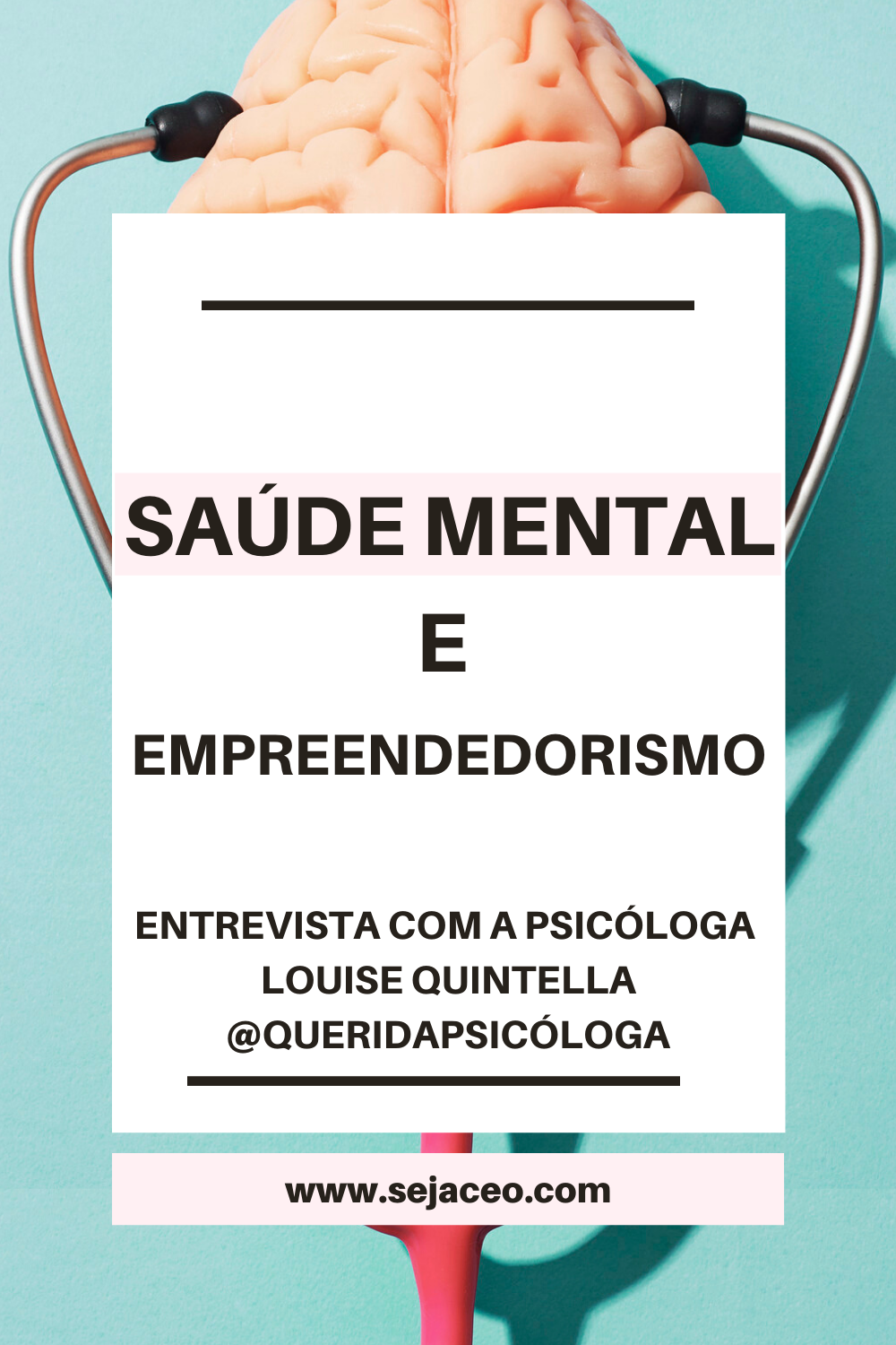 Saúde mental e empreendedorismo