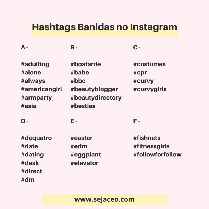 Hashtags para Instagram uma lista com as melhores para seu perfil