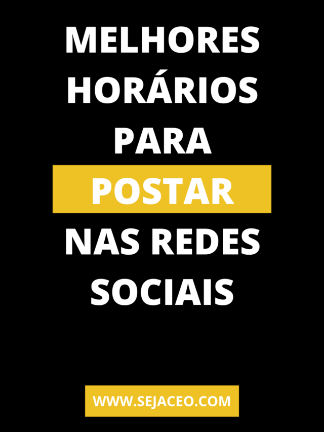 Qual o melhor horário para postar nas redes sociais?