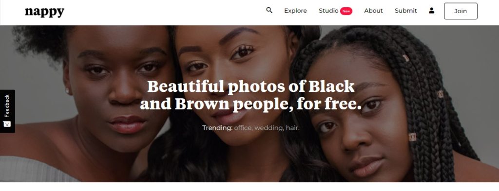 Nappy Banco de imagens pessoas negras
