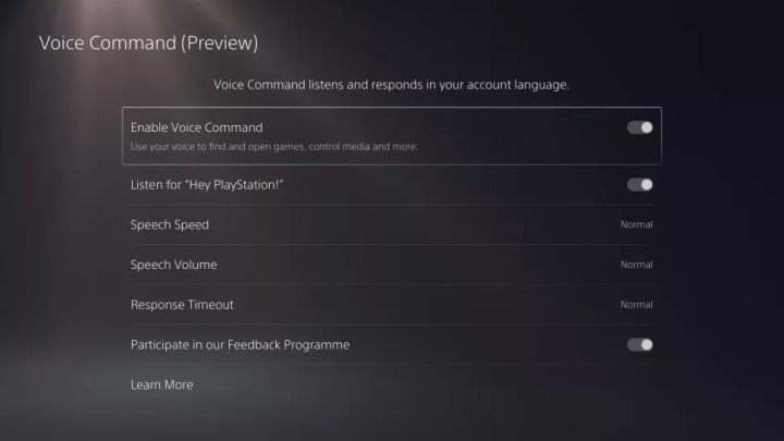 Como configurar os comandos de voz do PS5